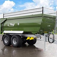 REBO: Fliegl setzt auf kompakte Bauweise f&uuml;r Transporte von Sch&uuml;ttg&uuml;tern