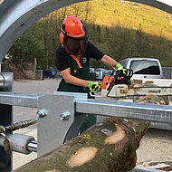 Holz unter Spannung nach Unwettern: Training mit dem Simulator von Daniel Stark