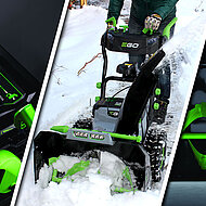 Praxistest: EGO SNT2400E Elektroschneefr&auml;se &ndash; richtig stark, wenn alle noch schlafen