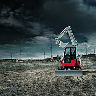 Takeuchi-H&uuml;llkreisbagger: gute Leistungen bei wenig Platz