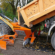 Pflasterverlegemaschine P22 auf Demopark 