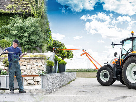 Tote B&auml;ume als Gefahrenquelle: Hilfe bringt die Gie&szlig;anlage von Ecotech