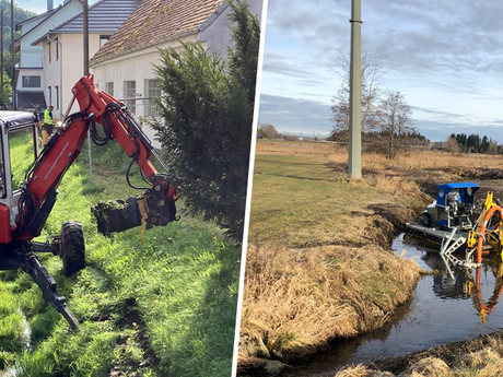 Ökologisch und effektiv: Jürgen Sepp und sein Team setzen bei der Gewässerpflege auf Nachhaltigkeit