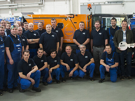 Schmidt feiert die 5.000 Swingo