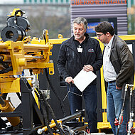 Geotechnik-Messe mit Tiefgang