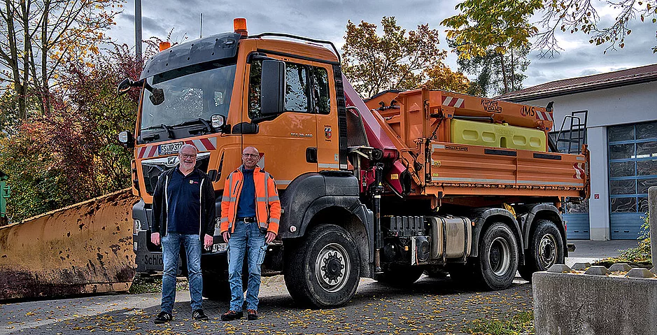 Die letzten Vorbereitungen vor dem Winterdienst