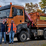 Die letzten Vorbereitungen vor dem Winterdienst