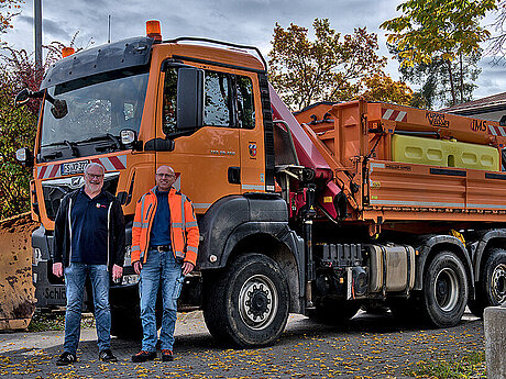 Die letzten Vorbereitungen vor dem Winterdienst