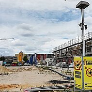 Video Guard Professional von ISG und Maibach sch&uuml;tzt Baustelle in Berlin