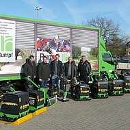 60 Bomag-Maschinen f&uuml;r 60 Jahre Rumpf Galabau 