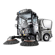 Multifunktionale Kehrmaschine f&uuml;r Kommunen und Industrie