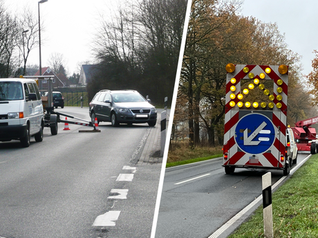Sicherung von Arbeitsstellen im öffentlichen Verkehrsraum