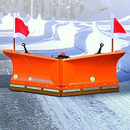 Komfortsteuermodul von Wiedenmann macht Kompakttraktoren fit f&uuml;rs Schneer&auml;umen