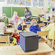 Erfolgreiche Luftentkeimung in Volksschule und Kindergarten