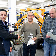 Fahrertraining bei Probst: Praxis-Training f&uuml;r Verlegeprofis