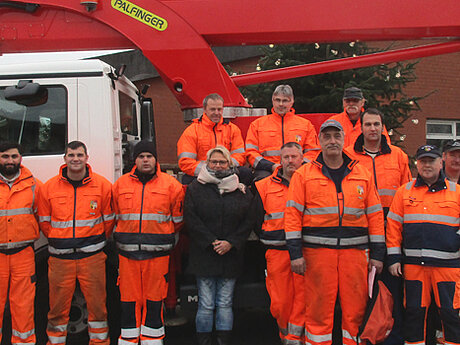 Wenn es den Baubetriebshof Nienburg eiskalt erwischt