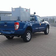 Kunath Tankanlage: 970 Liter Sprit on top