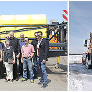 Mit neuer Streutechnologie und Straßensensoren dem Wetter ein Schnippchen schlagen