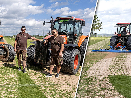 Der beste Freund des Platzwartes