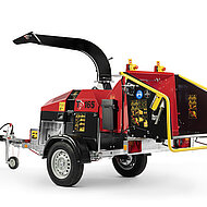 F&uuml;r Sparf&uuml;chse: Profi-Hacker TP 165 MOBILE von VOGT mit Pkw-Fahrwerk