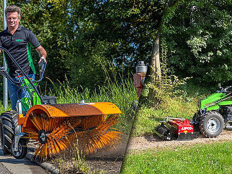 Einachser Helios &ndash; Kraftpaket im Ganzjahreseinsatz