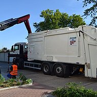 Schmidt Kommunalfahrzeuge:  Neues Sammelfahrzeug &bdquo;Hades&ldquo; f&uuml;r Unterflur-Beh&auml;lter in Mannheim unterwegs