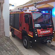 Aebi MT mit Feuerwehraufbau