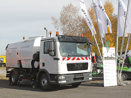 Bucher Sch&ouml;rling beim Finale der MAN Trucknology RoadShow 2011