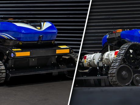 Emissionsfrei m&auml;hen &ndash; McConnel pr&auml;sentiert mit der ROBOCUT S300e erste vollelektrische M&auml;hraupe