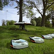 Husqvarna: Designkonzept SOLEA f&uuml;r die urbane Parkpflege mit M&auml;hrobotern im Jahre 2030