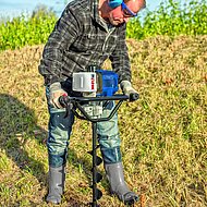 Neuer Ein-Mann-Erdbohrer EB1700 von scheppach