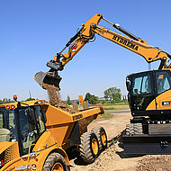 Maschinen testen: Erlebnistage gipfeln am 29. April in Musterbaustelle