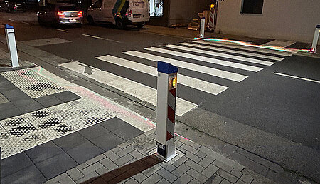 Lasertechnologie optimiert Sicherheit an Zebrastreifen 