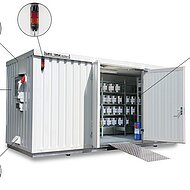 S&Auml;BU: SAFE Tank Control Gefahrstofflagerung mit starkem Gesamtkonzept 