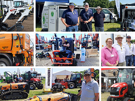 Aussteller setzen ihre aktuellen Produkte in Szene