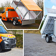 Kommunale Aufbauten von Schutz Fahrzeugbau auf Master Z.E.