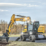 Effizienter Leistungstr&auml;ger f&uuml;r alle Baustellen &ndash; neuer Mobilbagger SY175W 