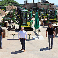 GaLaBauer Odenw&auml;ller richtet Maschinenpark mit 31 Cat-Minibaggern neu aus