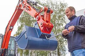 Neue mechanische Schnellwechsler von Lehnhoff für Mini-Bagger bis sechs Tonnen