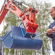 Neue mechanische Schnellwechsler von Lehnhoff f&uuml;r Mini-Bagger bis sechs Tonnen