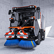 Revolution: weltweit erstes Arbeitsfahrzeug mit Elektro-Radnabenmotoren und Schnellwechsel-Powerpack-System auf den Markt