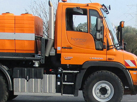 Fiedler ist UnimogPartner bei Mercedes-Benz