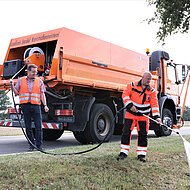 Ecotech-Gie&szlig;anlage in Stendal im Einsatz: 25.000 B&auml;ume ben&ouml;tigen k&uuml;hles Nass