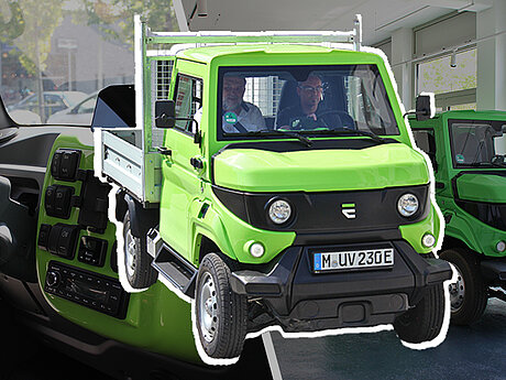 Test: aCar von EVUM – robuster E-Transporter mit dominanten Gelände-Genen