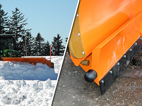 ZAUGG-Schneepfl&uuml;ge: jetzt auch mit Elementabfederungssystem ausgestattet