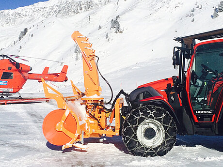 Lindner: Schneefr&auml;sen mit dem Lintrac