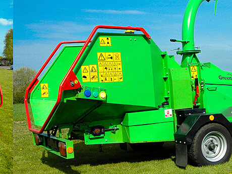 Neuer GreenMech Anh&auml;ngerh&auml;cksler ArbCombi 200 auf der demopark 2017