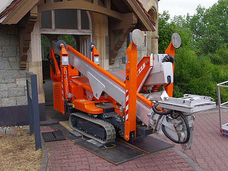 GL Verleih Arbeitsb&uuml;hnen und Kunst im Alten Kl&auml;rwerk Frankfurt 