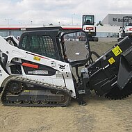 Bobcat stellt neues Anbauger&auml;t Rads&auml;ge-WS-SL20 vor