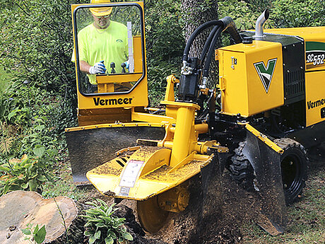 Vermeer f&uuml;hrt neue leistungsstarke Baumstumpffr&auml;sen ein